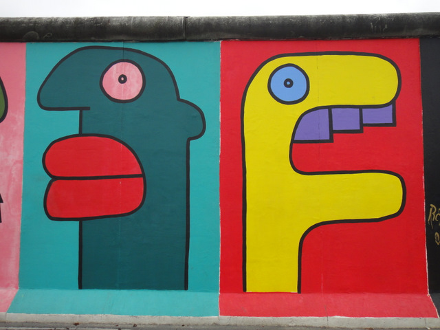 East Side Gallery of The Berlin Wall