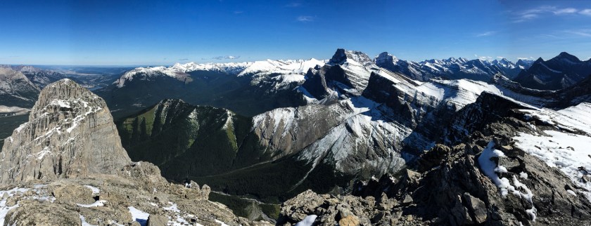 Panorama from the summit of Middle Sister