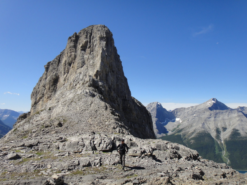 Over the first ridge. Read’s Ridge behind me. We were quite high at this point, but still so much to go! Onward!