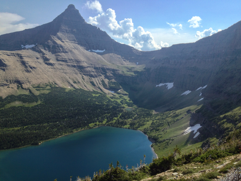 Old Man Lake and Flinch Peak