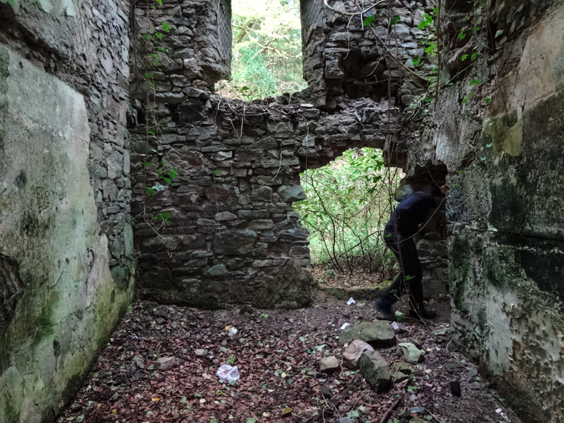 Exploring some ruins around the castle