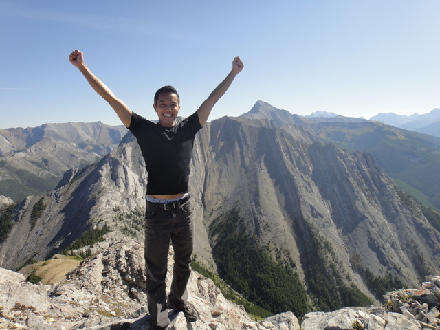 Calvin Klein underwear. Gotta hike in style.