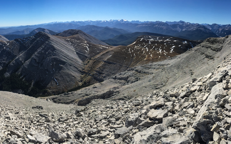 Mountains as far as the eye can see... :)