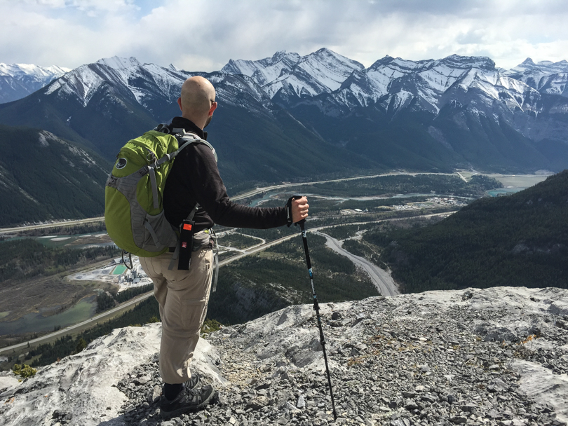 Take a break on the descent to admire the view