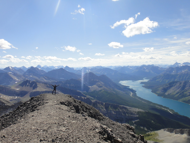 On Mount Sparrowhawk at 3121 metres