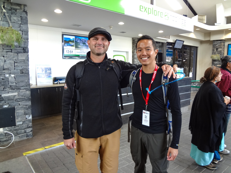 Jeff from The Real Banff and I posing for a photo