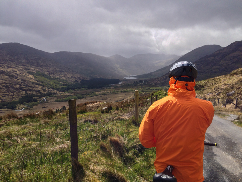 The rain and hail storm was slowly arriving at this point