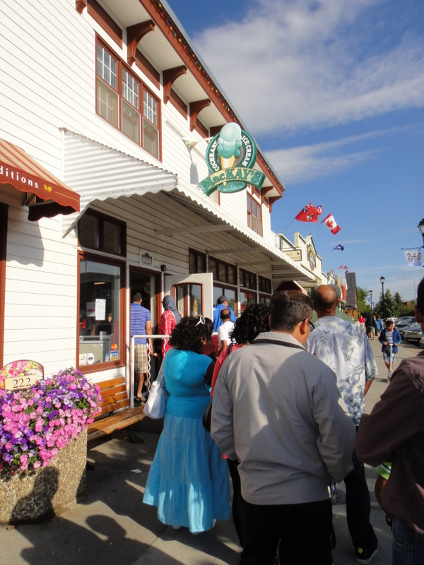 I can’t believe I’m waiting this long for ice cream…