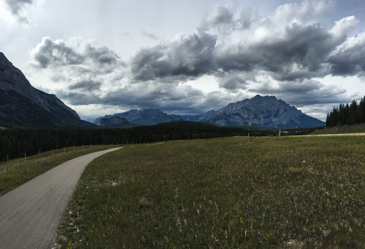 The Legacy Trail from Canmore to Banff is gorgeous