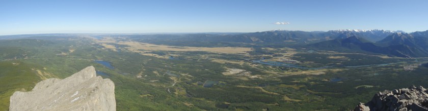 View from the summit of Yamnuska
