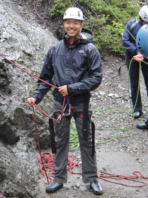 Rock Climbing: It's a fashion show.