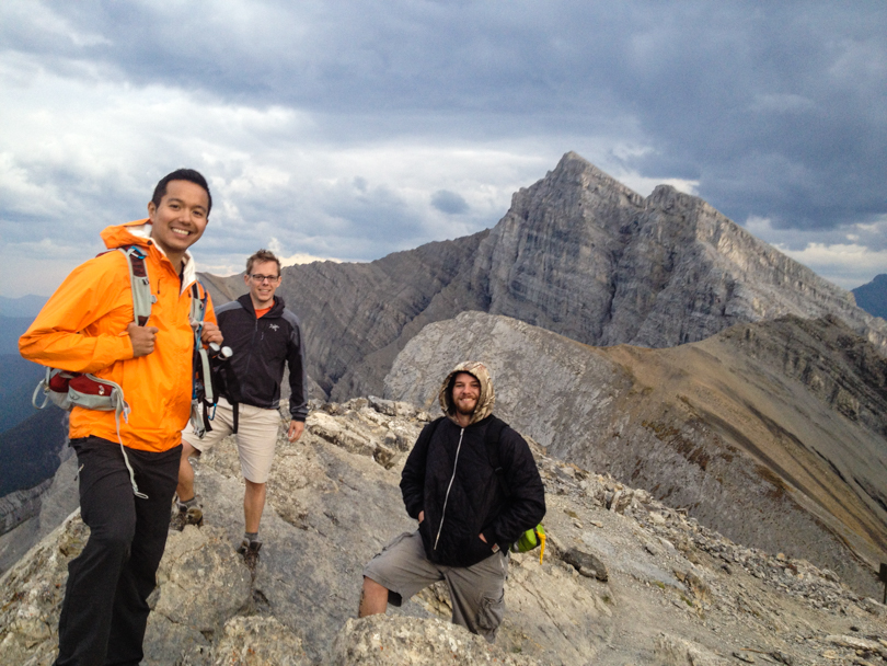 At the summit of Ha Ling