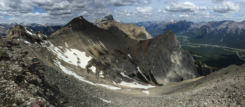 Looking west from the summit of EEOR