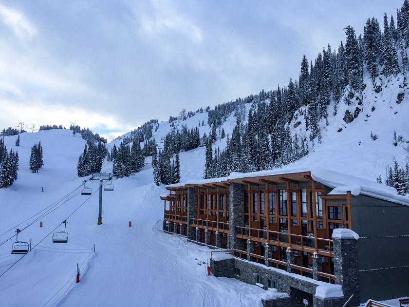 View of the West Wing of Sunshine Mountain Lodge