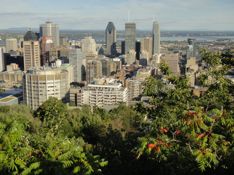 View of Montreal from Mount Royal