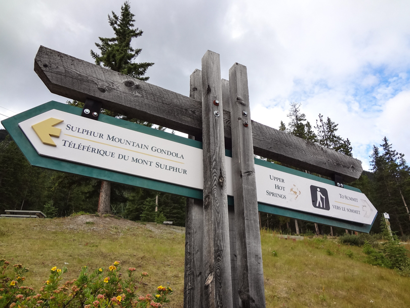 To the Sulphur Mountain summit. The last hike in the challenge.