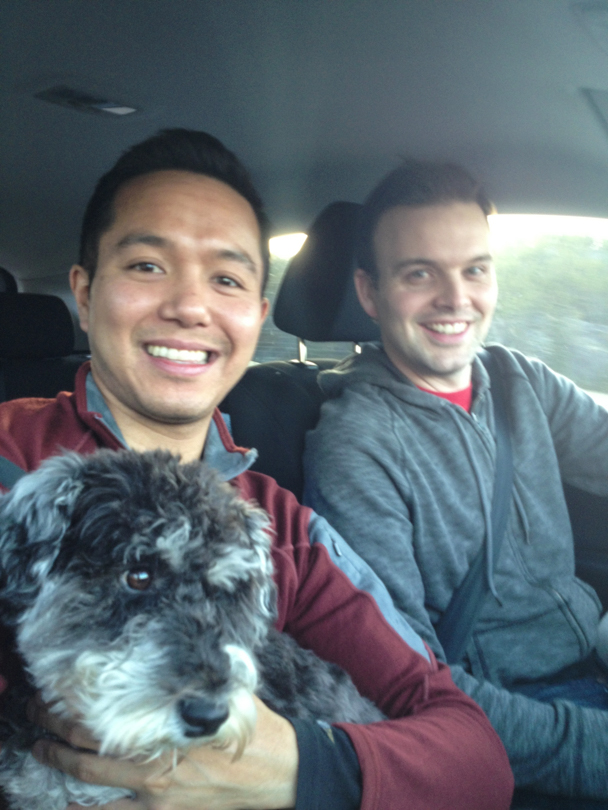 Charlie, Me and Paul heading to Ottawa