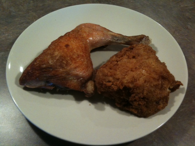 Fried Chicken. It was tasty.