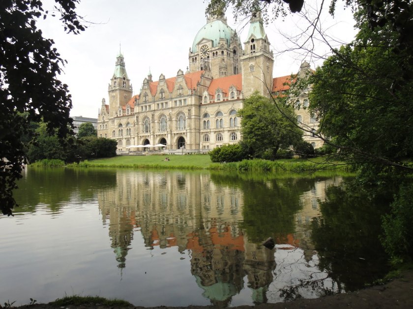 Neues Rathaus (New City Hall) in Hannover, Germany.