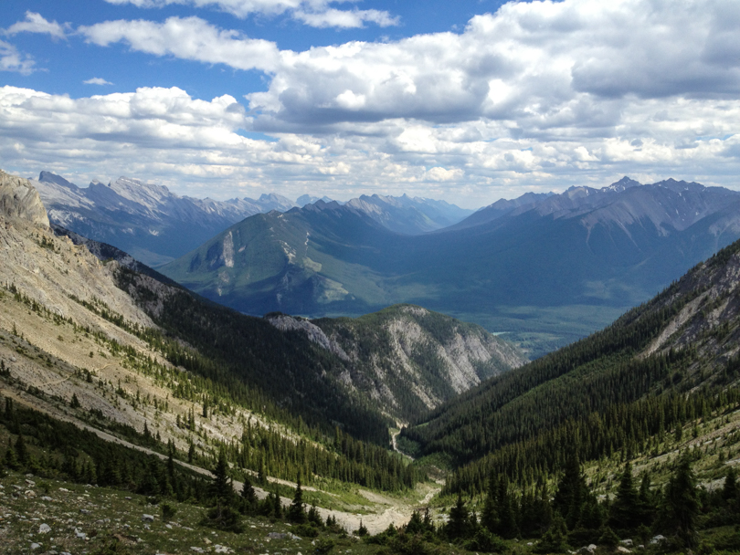 South view from Cory Pass