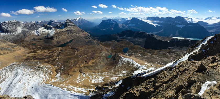 View from the east peak of Cirque. Mountains as far as the eye can see :)
