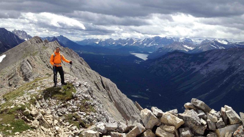 At the south peak of Opal Ridge