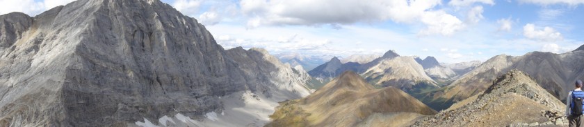 Panoramic #1 from the first peak