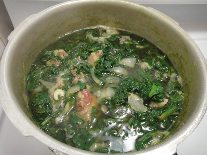 Callaloo in the making