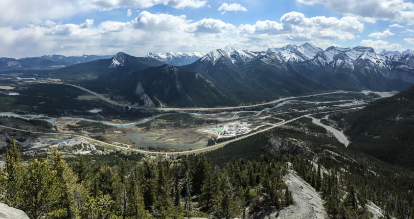 Gorgeous view of the Bow Valley