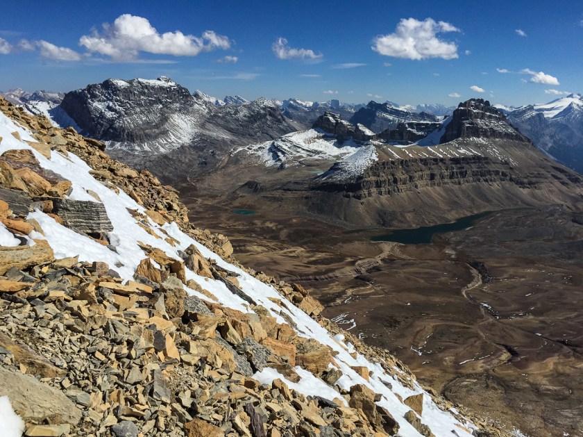 So. Bloody. Tired! It's like the scree ascent would never end... and it was steep!