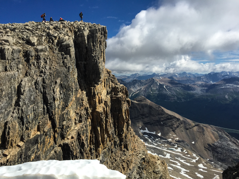 The group at the summit of Mount Thompson