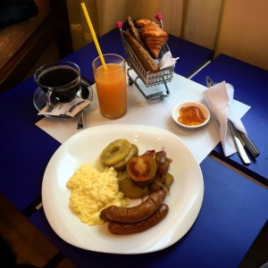 The American Breakfast. This would not be the last time I had this not the trip.