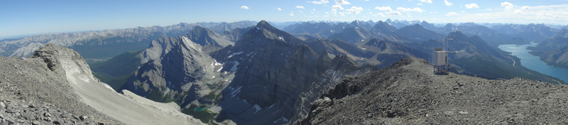 Panoramic from Mount Sparrowhawk 1