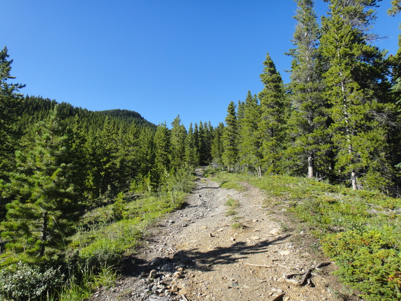 Ascending to Powderface Ridge