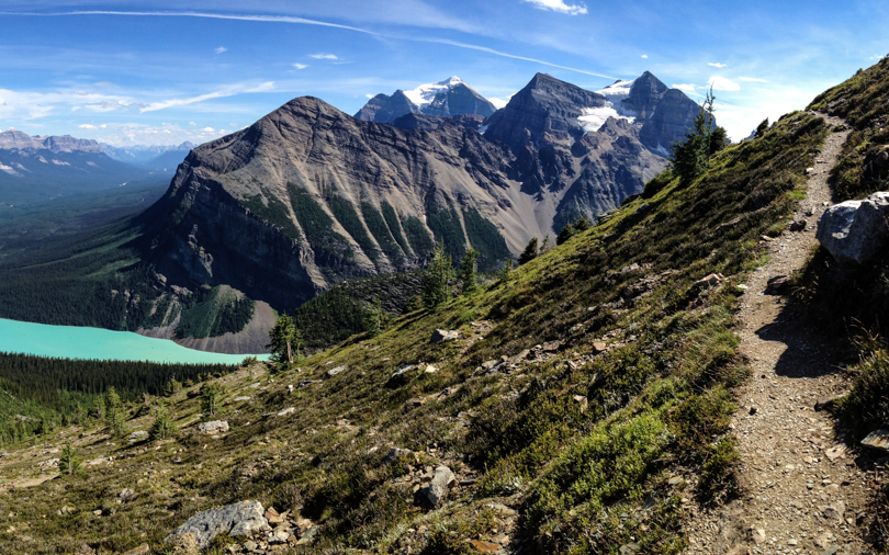 The trail is well-marked to the summit