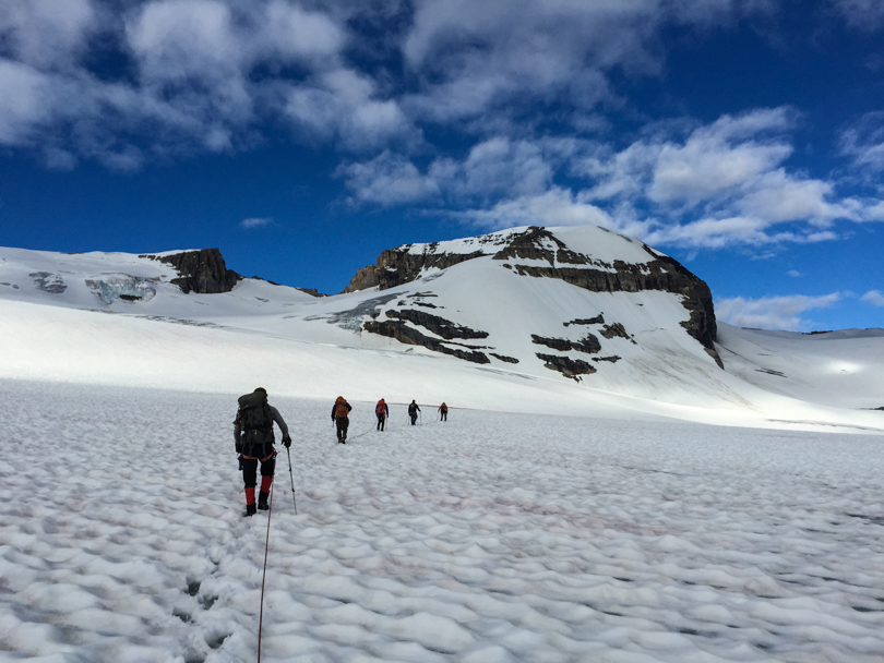 En route to Mount Habel. Elevation: 3087 metres
