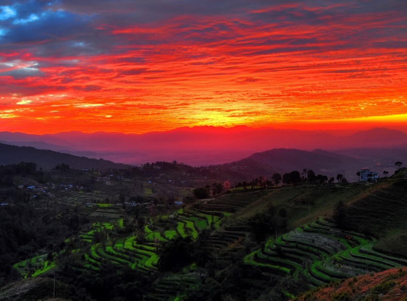 "Kathmandu Valley Sunset" by Mike Behnken https://flic.kr/p/8PWb5s