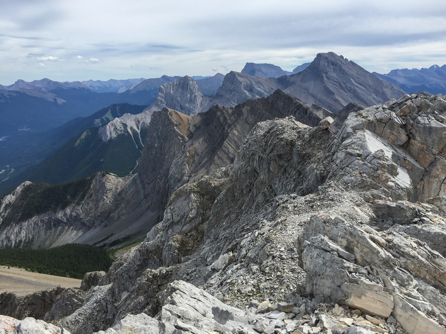 Southeast view from the summit