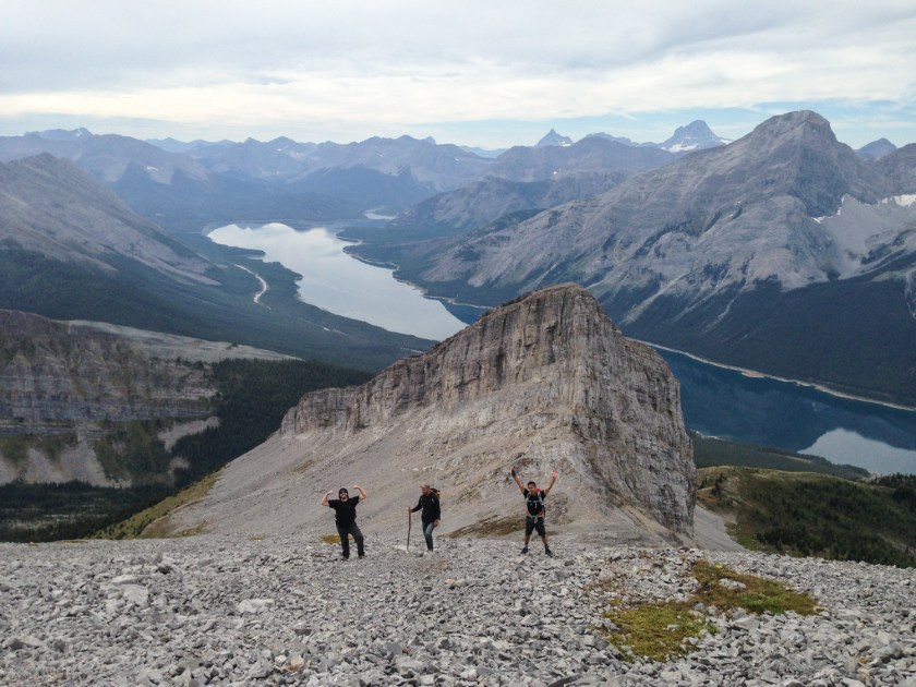 Ascending to Mount Sparrowhawk. So much rock. Such a long hike.