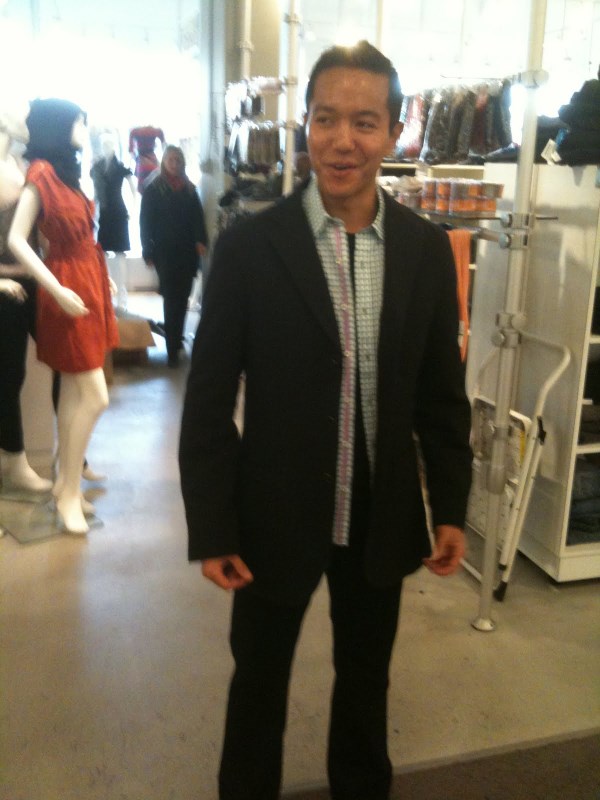 My GQ look? I loved the shirt and blazer jacket!