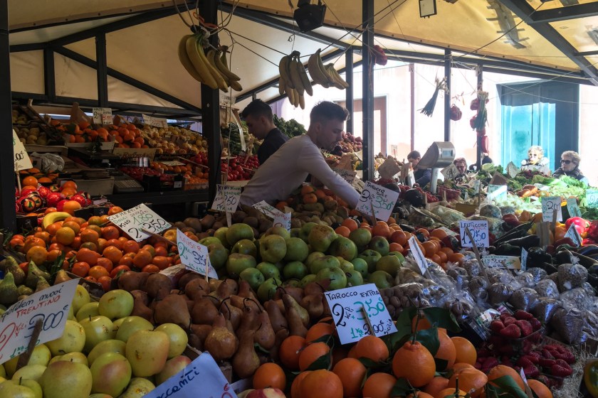 Fruits and veggies at the Rialto Market