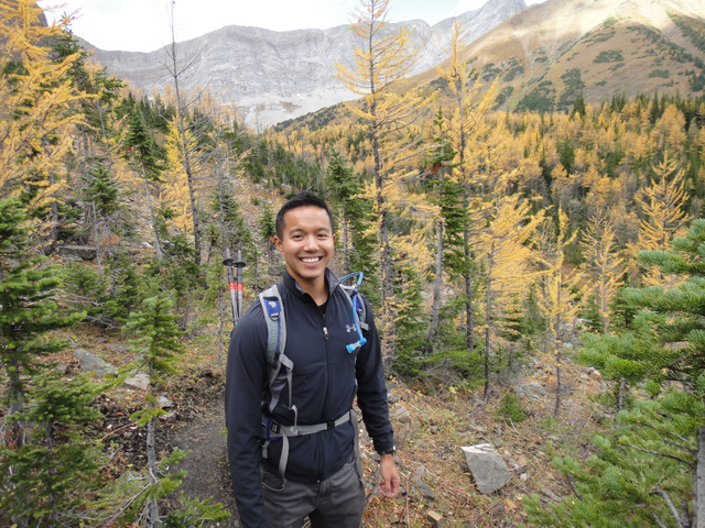 I'm happy to be in the larches!