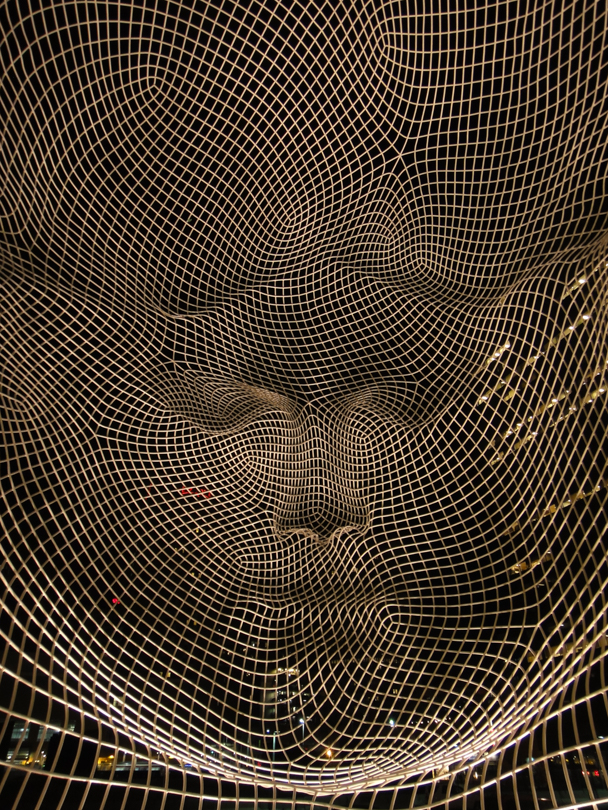 View from inside the head