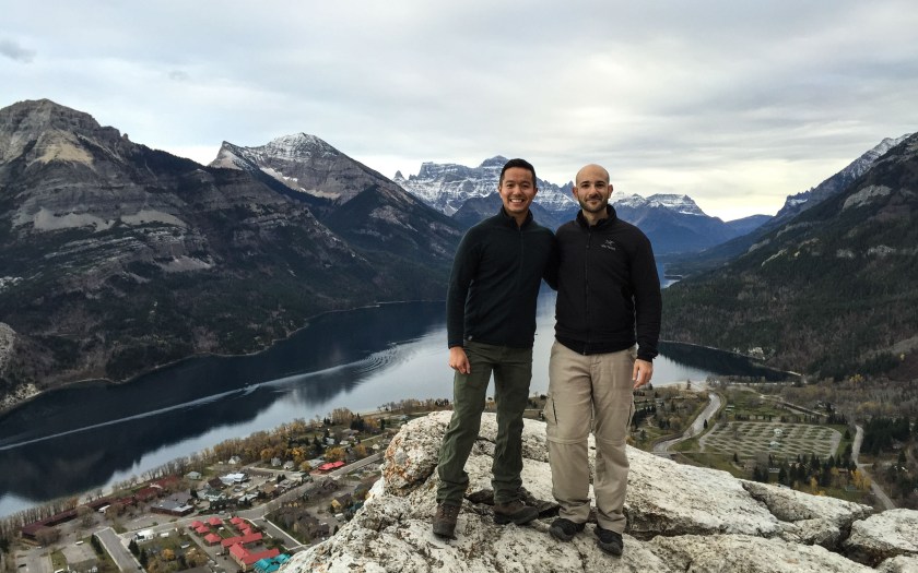Bear's Hump in Waterton with Robbie