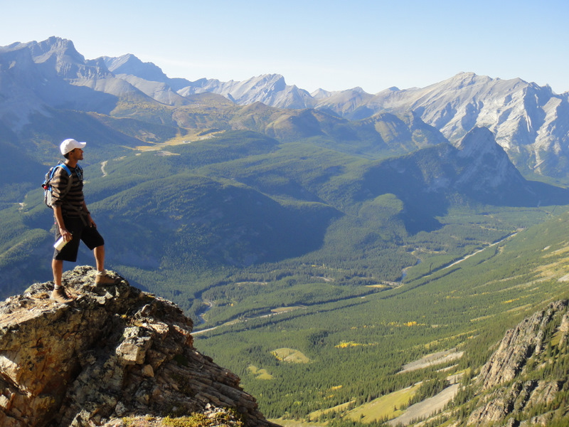 Robin admiring the amazing view!