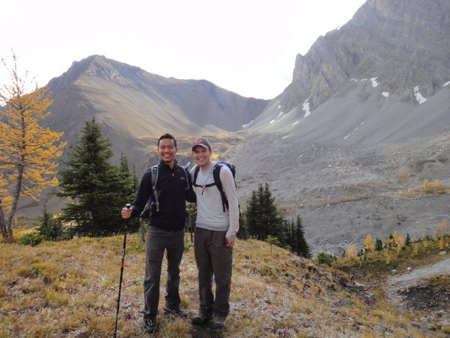 Paul and I, and Mount Tyrwhitt in the background 