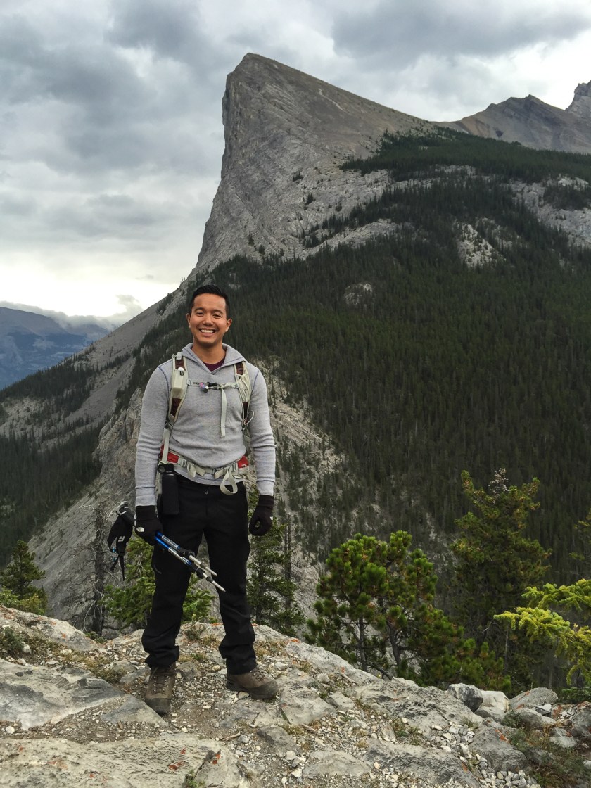 Ha Ling in the background