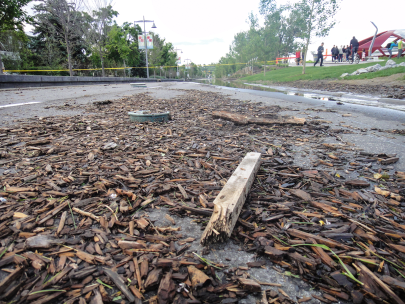 Debris. Lots of debris.