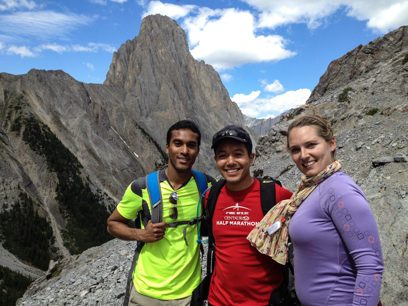 On the north side of Mount Edith
