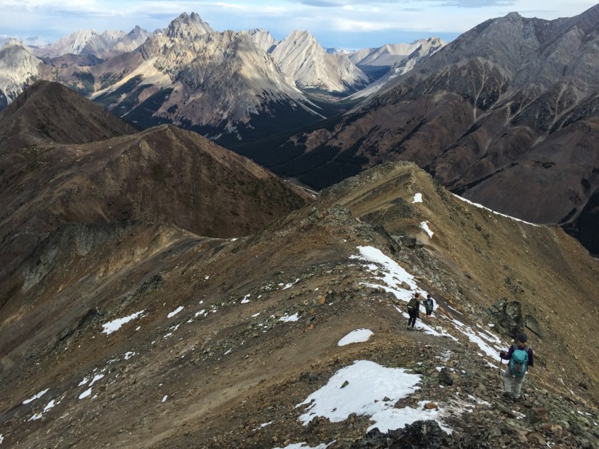 Mountains and valleys everywhere...